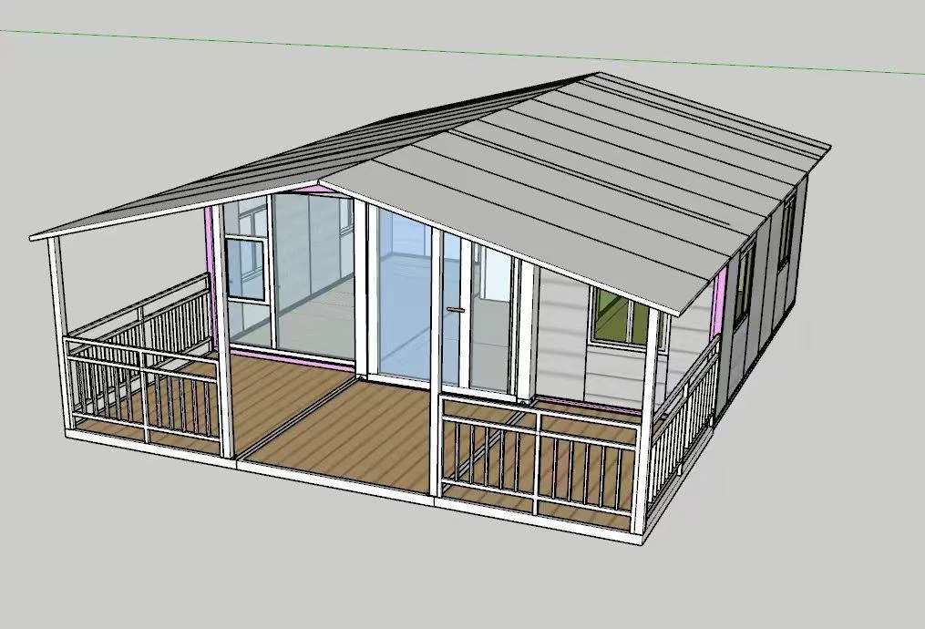 Roof terrace add-on option