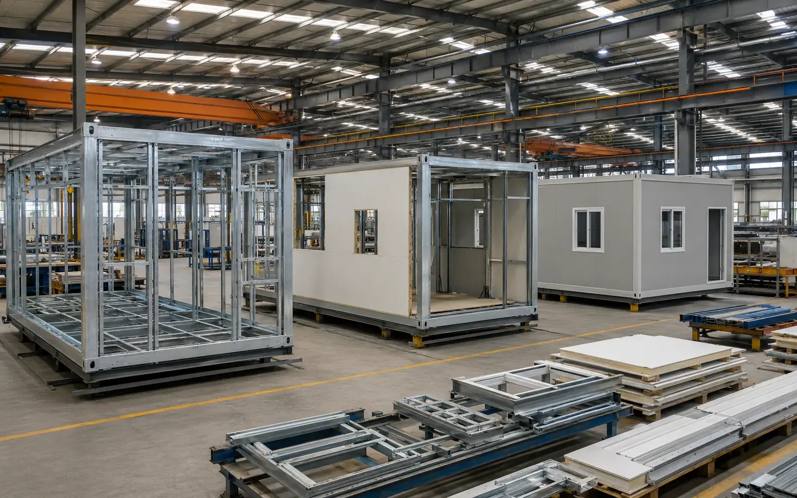 Factory and packing support