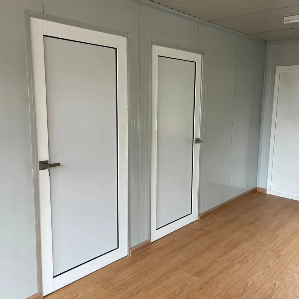 Finished interior doors and partitions