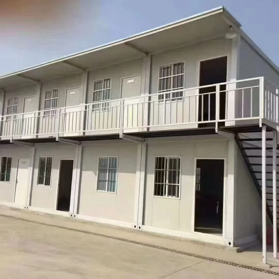 Two-storey quick assembly camp building